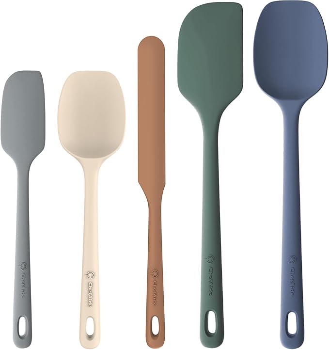 ChefAide Silicone Spatula Set